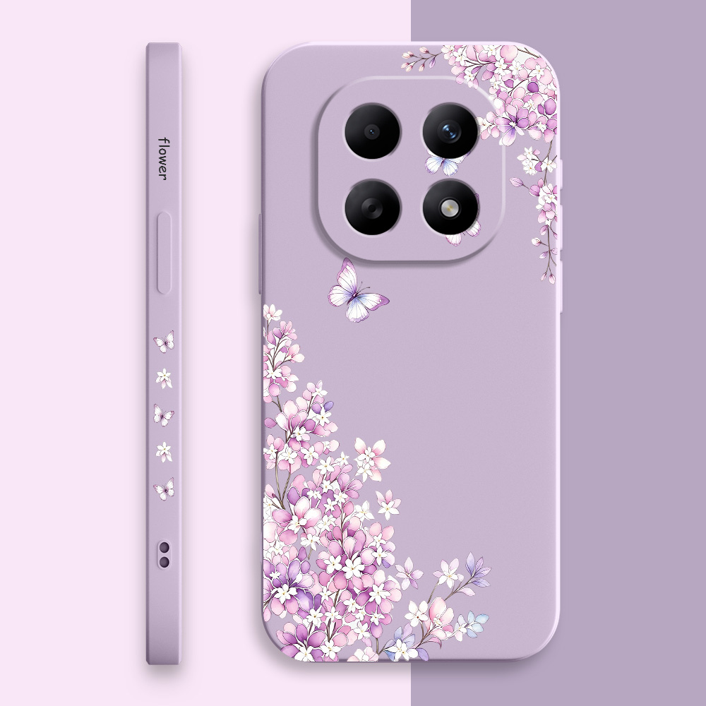 Violet Floral Phone Case For X - đánh giá và giá Xiaomi Redmi Note 13