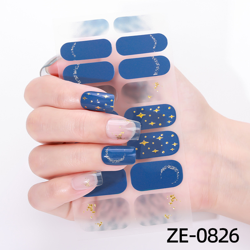 16Tips Marble Gradient Starry  - đánh giá và giá Full Cover Adhesive