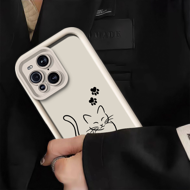 Drawing Sketch Line Cat Phone  - đánh giá và giá Oppo Find X8