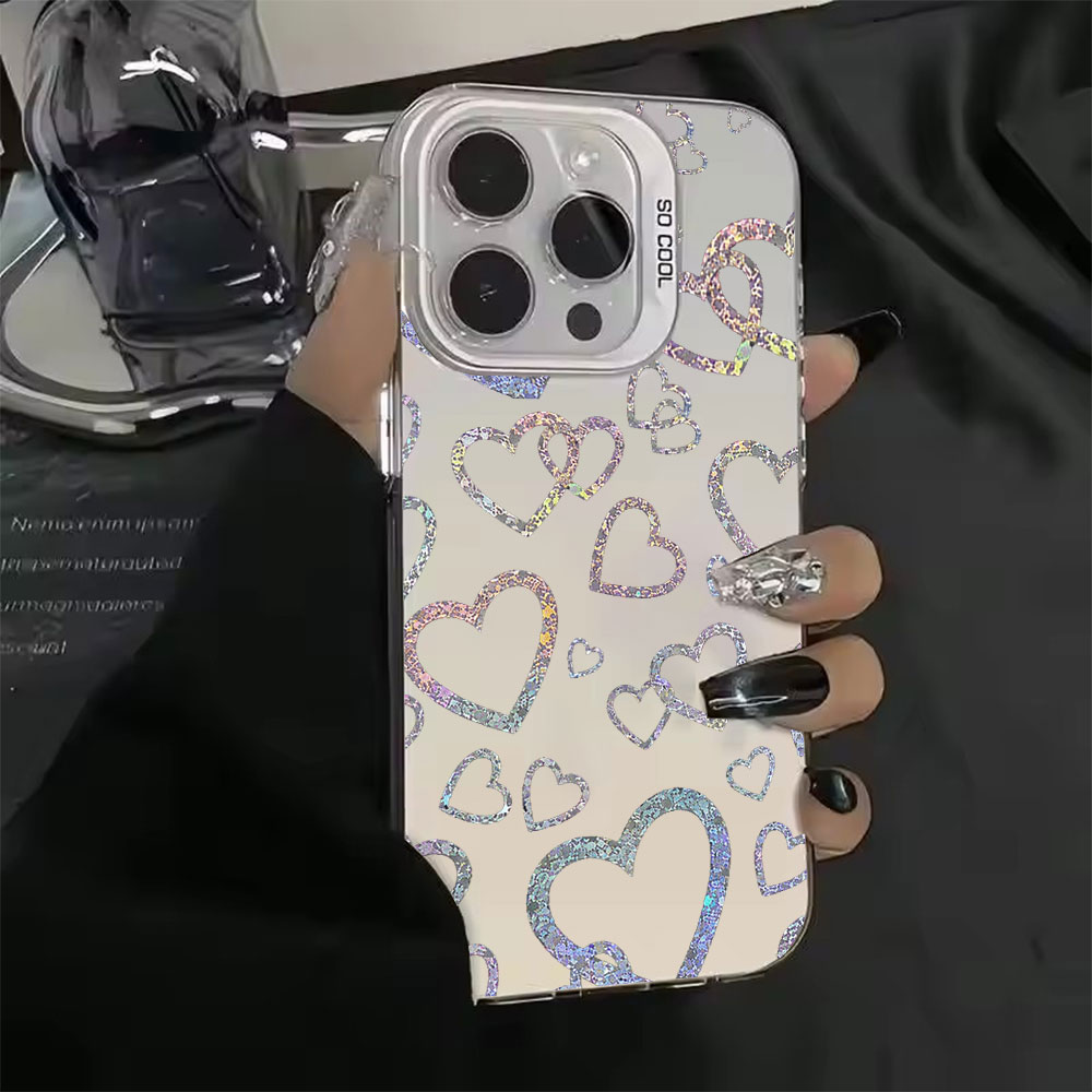 Colorful Heart Print Case For  - đánh giá và giá Apple Iphone 16