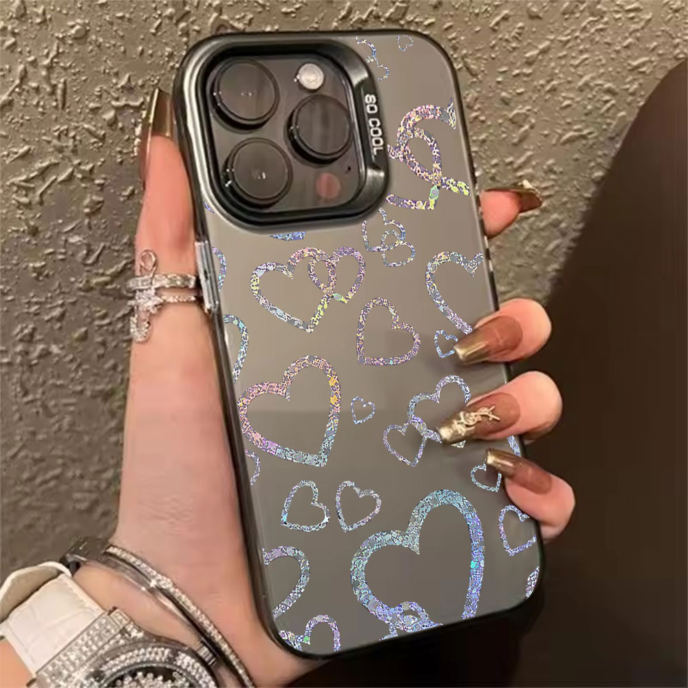 Colorful Heart Print Case For  - đánh giá và giá Apple Iphone 16